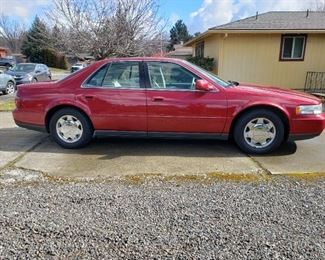 2000 Cadillac Seville - 4.6L 32 valve 275 hp V-8. North Star Engine. 4-door automatic transmission w/overdrive. Color Crimson Pearl. 74,000+ miles. Has all the bells and whistles. Call Judi at 541-890-3784. Asking $3,850.00
