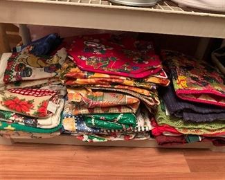 Tablecloths and towels for any holiday occasion, handmade table runners 