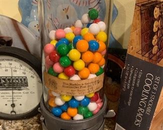 Rare Detroit gum ball machine 