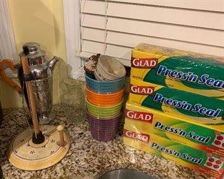 Flower pots, Art Deco pitcher with catalin handle 