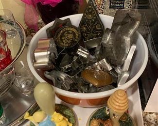 Antique cookie cutters, cookie stamps