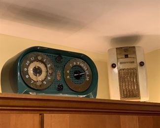 Vintage Zenith radio and Westinghouse (white one was sold to people to match their appliances in the kitchen) 