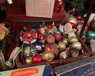 Vintage Christmas ornaments 