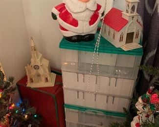 Christmas ornament storage containers