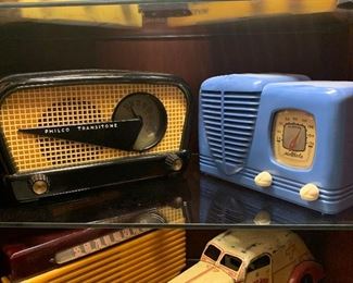 Art Deco and Mid Century Motorola and Philco radios