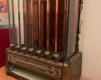 Copper backed gum / mint machine