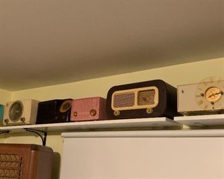 Tube radios mid century 