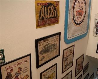Fantastic Rexall pharmacy sign, ale81 tin sign, vintage advertisements 