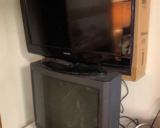 Toshiba flatscreen TV, just out of the box