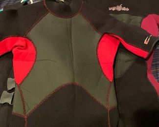 Wet suits and life jackets