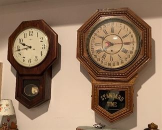 Antique calendar clock