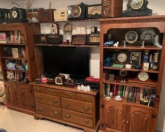 Book cases, dresser, antiques