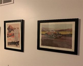 Vintage car art