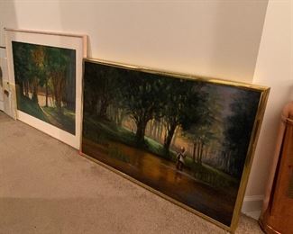 Home is filled with original artworks 