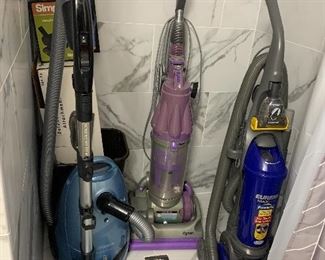 Very nice simplicity canister vacuum with many extra attachments, Dyson vacuum, Eureka vacuum 