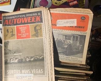 Autoweek magazines, hot rod magazines 