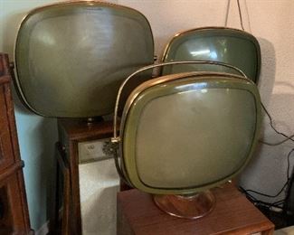 Tandem Predicta television, Danish Modern, and Barber Pole. All restored electronically 