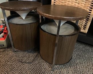 Vintage mid century zenith speakers 