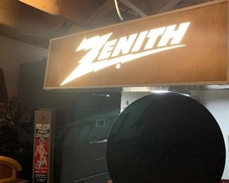 Vintage Zenith sign