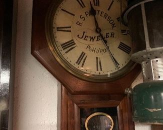 Port Huron MI advertising clock