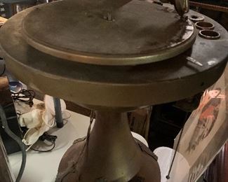 Rare Burns and Pollock phonograph lamp