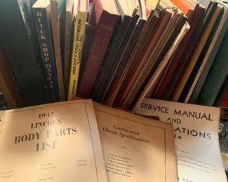 1942 Lincoln and many other early automotive books
