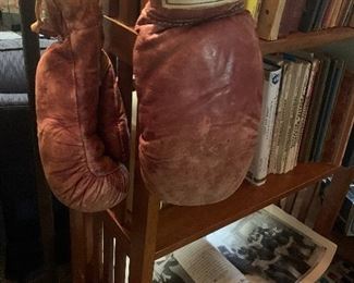 Vintage boxing gloves