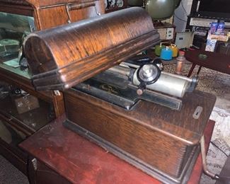 Edison cylinder phonograph 