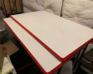 Gorgeous porcelain top table with chrome legs 