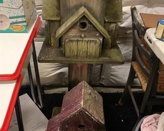 Rustic birdhouses 