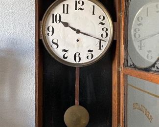 100 yr old clock from IL school house