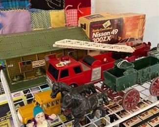 Iron toys, trains
