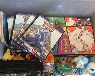 Hundreds of Pokémon cards. 