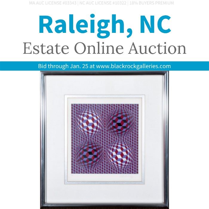 Raleigh, NC Estate Online Auction CT Instagram Post