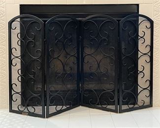 Fireplace screen