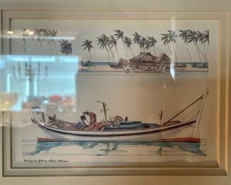 Detail of watercolor, 3 of 3