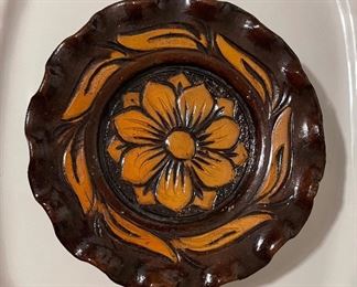 Hand carved dish