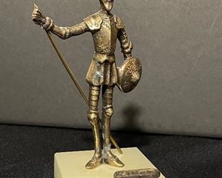 Don Quixote bronze figurine