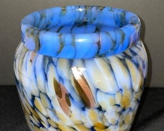 Hand blown vase