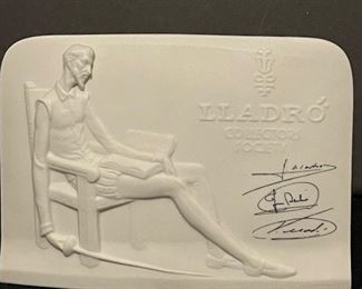 Signed Lladro Collector's Society dish