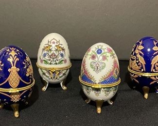 Egg trinket boxes