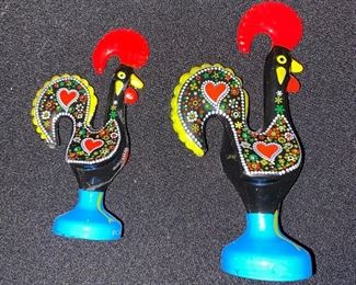 Hand painted Roosters (Portugal)