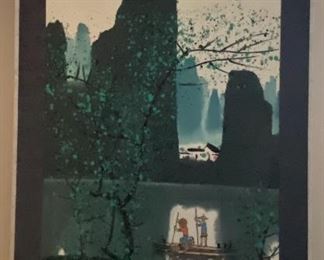 Hand painted Asian picture