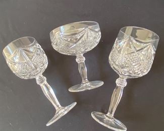 Crystal goblets