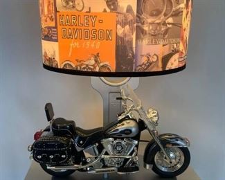 2004 KNG America Harley Davidson table Lamp Night Light with Sound