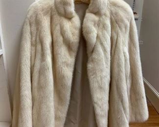 Gorgeous Cream Fur Coat