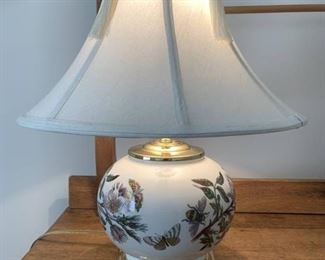 Portmeirion Botanical Garden Table Lamp with Brass Base