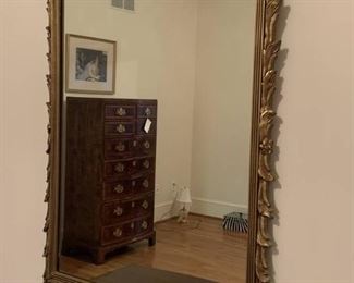 Vintage Gold Gilded Wall Mirror