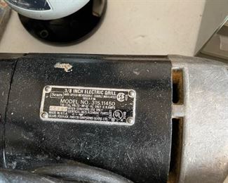Sears 3/8 Electric Drill Model 31511450