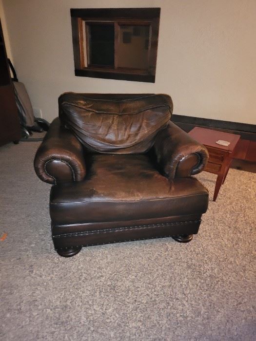 Leather chair-$200.00